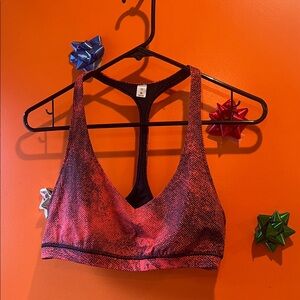 Lululemon Women's Red Sports Bra